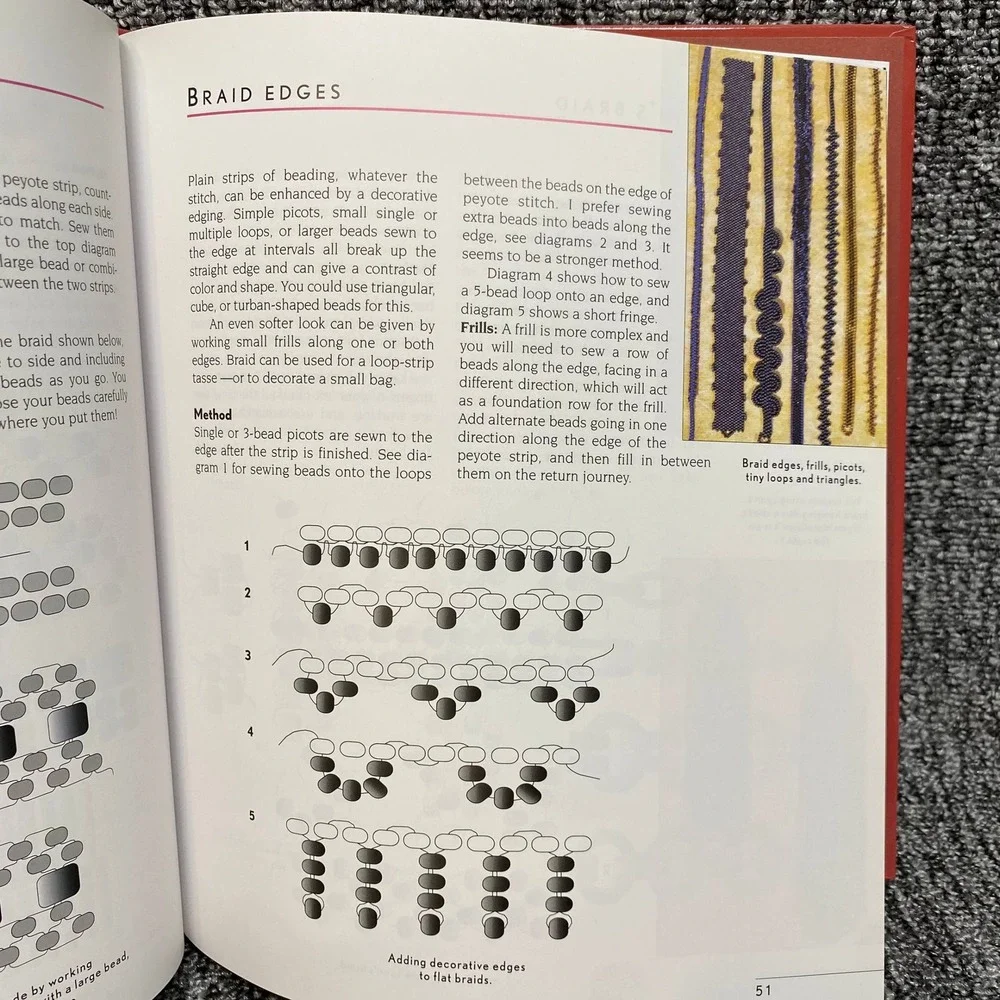 Sterling Beaded Tassels Braids Fringes Book Red Valerie Campbell Harding Guide